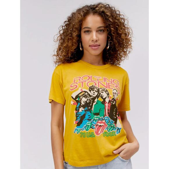 Daydreamer Rolling Stones 78 US Tour Ringer Tee Size Small - Picture 2 of 10